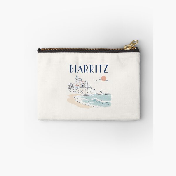 Item preview, Whimsical Biarritz Watercolor Illustration designed and sold by KawaiiDesigns26.