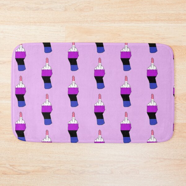 Item preview, Genderfluid Pride Middle Finger designed and sold by Alrkeaton.