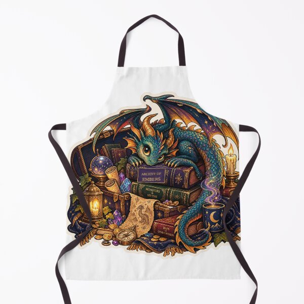 Item preview, Tiny Dragon's Enchanted Book Hoard designed and sold by Odd Hours Studio.