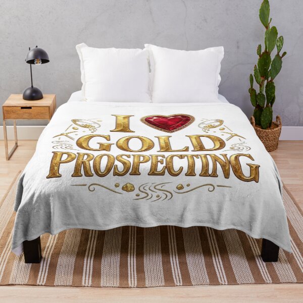 Item preview, I Heart Gold Prospecting Gold Panning Miner Vintage Design designed and sold by DijaMar.