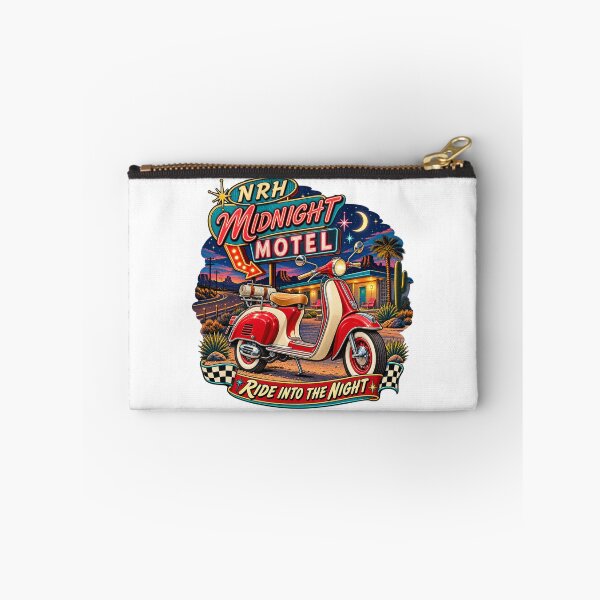 Item preview, NRH Midnight Motel Ride Into Night Retro designed and sold by Normandy Road Heritage™ - Vintage Garage Art.