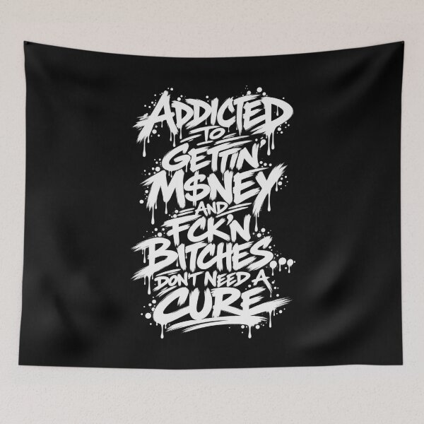 Item preview, Addicted to Gettin' Money... designed and sold by DIRTYDUNNZ.