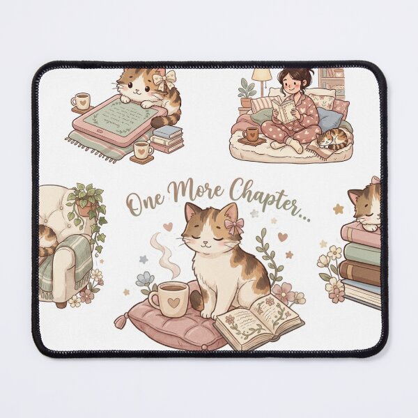 Item preview, Cozy Cat & Reading Collection designed and sold by ajbero21.