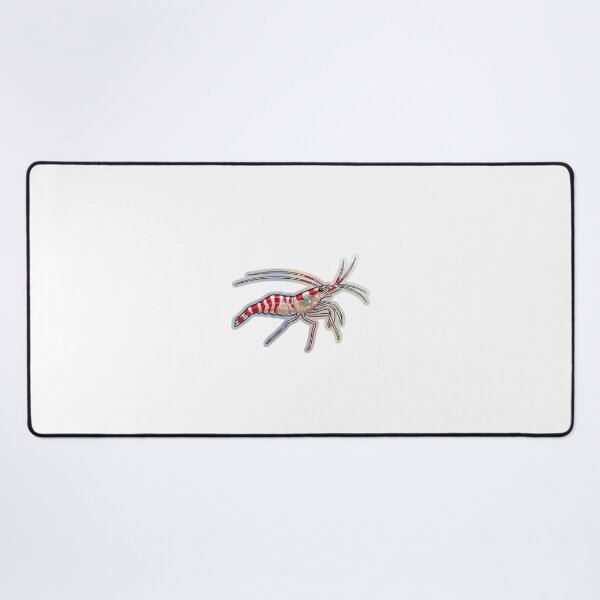 Item preview, Candy Cane Shrimp Red White Reef Illustration designed and sold by KenworksDigital.