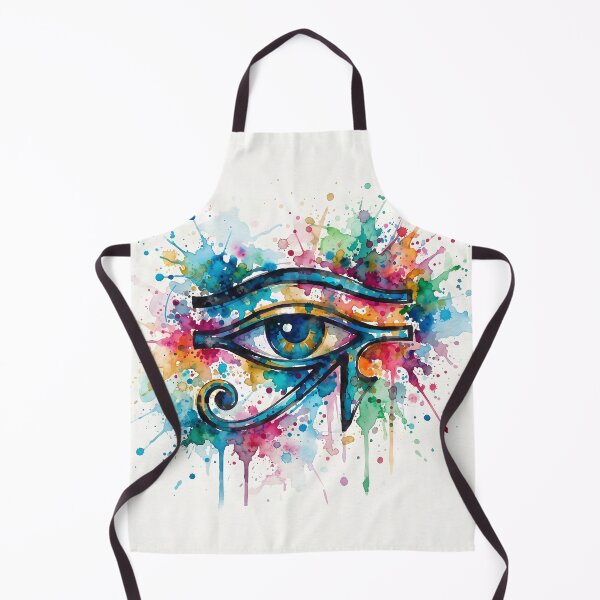 Item preview, Vibrant Watercolor Eye of Horus Art Print – Ancient Egyptian Symbol of Protection & Healing Wall Decor designed and sold by yasser-lasheen.