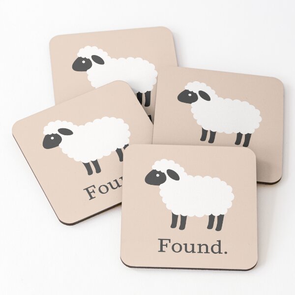 Item preview, «Found.» — Minimalist Sheep Graphic with Bold Typography designed and sold by Krasnovaovaova.