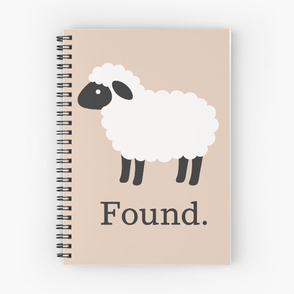 Item preview, «Found.» — Minimalist Sheep Graphic with Bold Typography designed and sold by Krasnovaovaova.