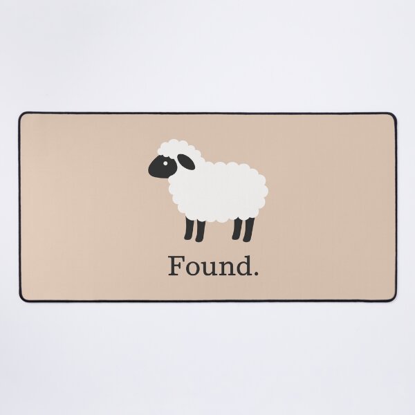 Item preview, «Found.» — Minimalist Sheep Graphic with Bold Typography designed and sold by Krasnovaovaova.