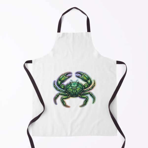 Item preview, Emerald Crab Colorful Reef Aquarium Illustration designed and sold by KenworksDigital.
