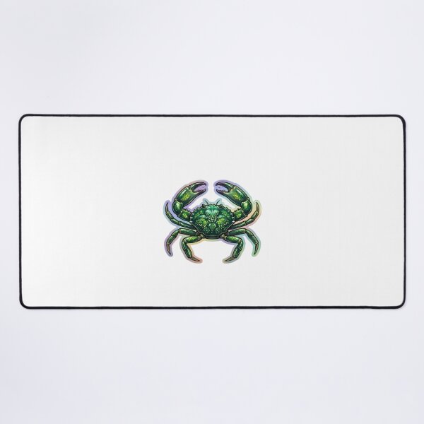 Item preview, Emerald Crab Colorful Reef Aquarium Illustration designed and sold by KenworksDigital.