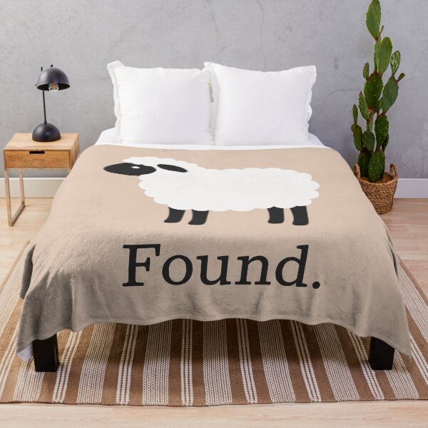 Item preview, «Found.» — Minimalist Sheep Graphic with Bold Typography designed and sold by Krasnovaovaova.