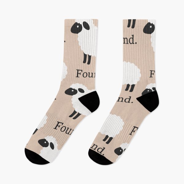 Item preview, «Found.» — Minimalist Sheep Graphic with Bold Typography designed and sold by Krasnovaovaova.
