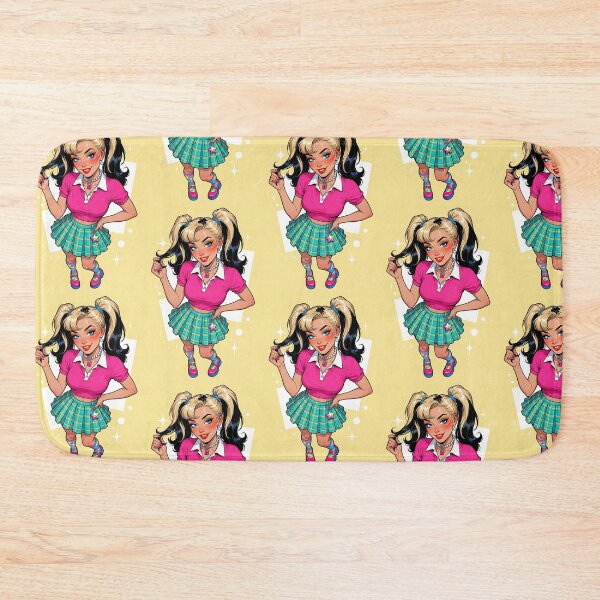 Item preview, Y2K Kawaii Blonde Girl – Pink Pop Fashion Preppy Anime Style designed and sold by HappyOops.
