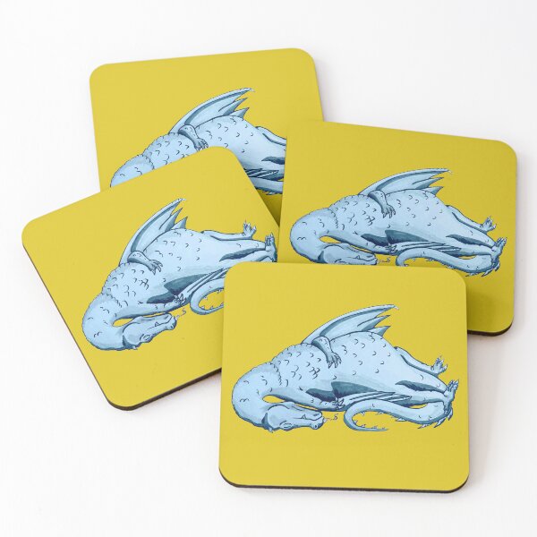 Item preview, Blue Sleeping Dragon designed and sold by blacksnowcomics.