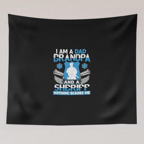 Item preview, 1.....Dad Grandpa Sheriff Nothing Scares Me Emblem designed and sold by spvgapjtv.
