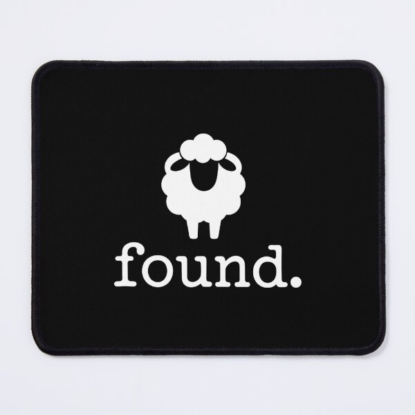 Item preview, «Found.» — Bold Typography & Minimalist Sheep Icon designed and sold by Krasnovaovaova.