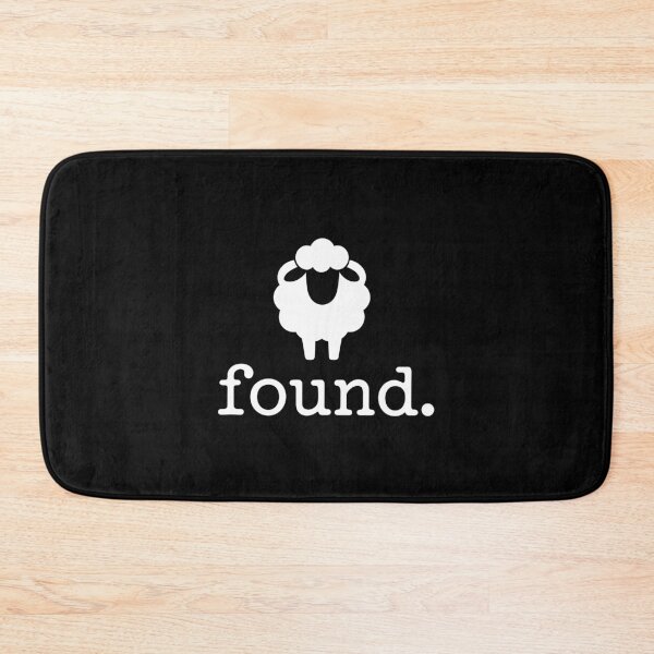 Item preview, «Found.» — Bold Typography & Minimalist Sheep Icon designed and sold by Krasnovaovaova.