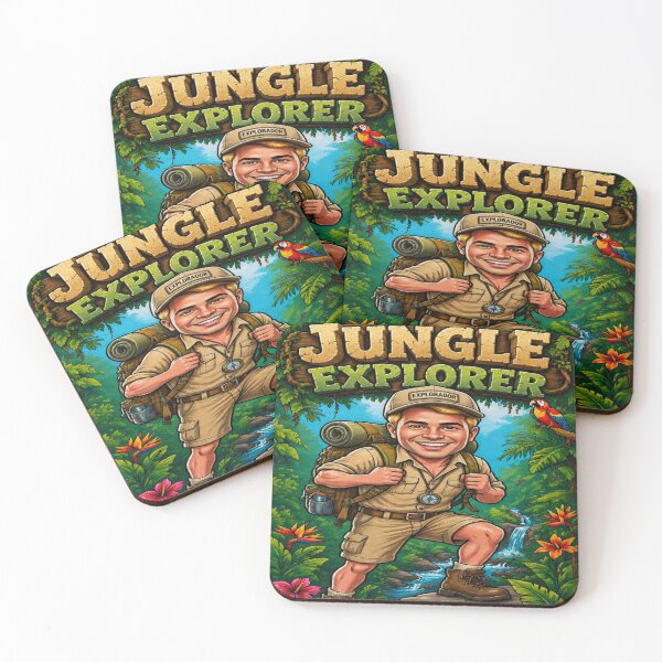 Item preview, man explorer jungle designed and sold by JMAVILA ART.