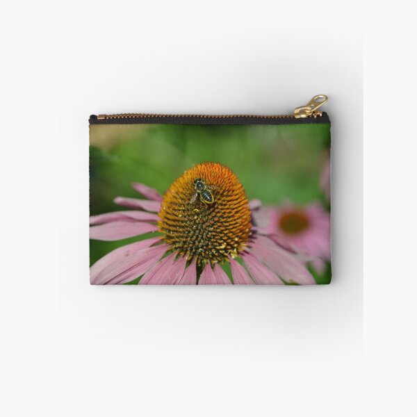 Item preview, Pollinator Bee on Coneflower designed and sold by MiraNadaPrints.