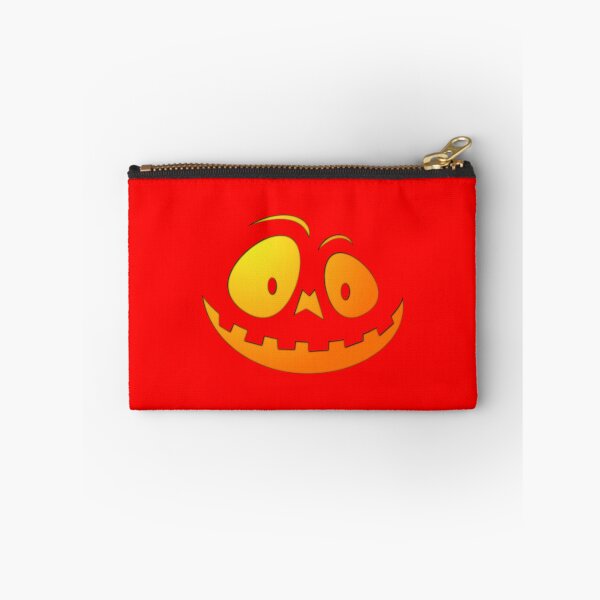 Item preview, Cheeky Pumpkin Face on Devil Red designed and sold by Creepyhollow.
