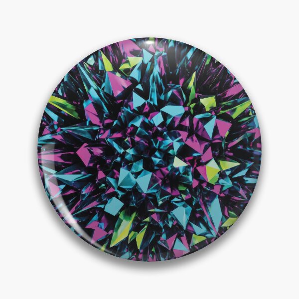 Item preview, Radiating Metallic Crystal Burst Kinetic 3D Art designed and sold by Designial.