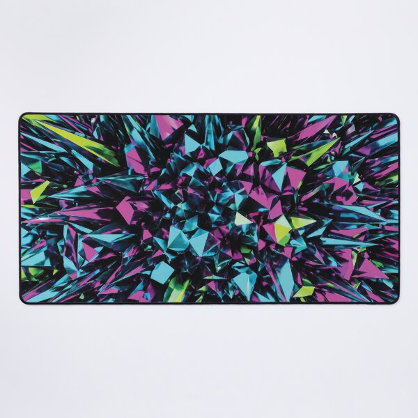 Item preview, Radiating Metallic Crystal Burst Kinetic 3D Art designed and sold by Designial.