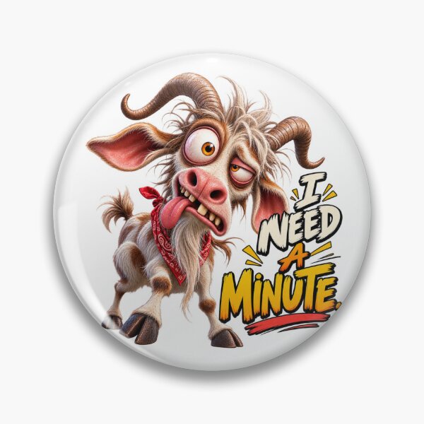 Item preview, I Need a Minute Goat designed and sold by M.Store.