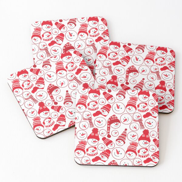Item preview, Snowmen Faces Pattern designed and sold by IrynaAlex.