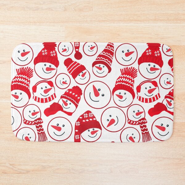 Item preview, Snowmen Faces Pattern designed and sold by IrynaAlex.