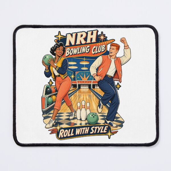Item preview, NRH Bowling Club Roll With Style Retro designed and sold by Normandy Road Heritage™ - Vintage Garage Art.