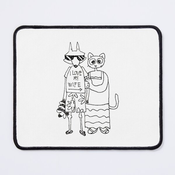 Item preview, Summer Vacation Billie and Mittens designed and sold by alexcreatesart.