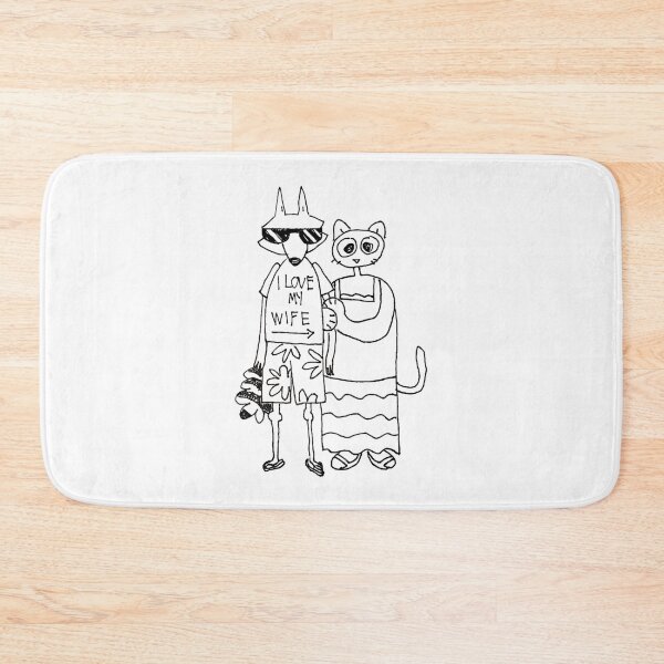 Item preview, Summer Vacation Billie and Mittens designed and sold by alexcreatesart.