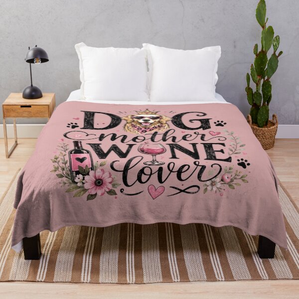 Item preview, Dog Mother Wine Lover designed and sold by The Mutt House.