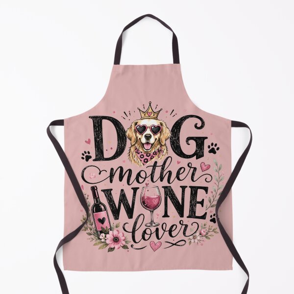 Item preview, Dog Mother Wine Lover designed and sold by The Mutt House.