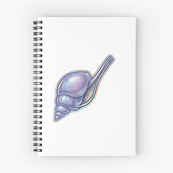 Item preview, Glittering Pastel Auger Seashell Fantasy Art designed and sold by KenworksDigital.