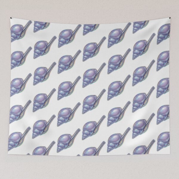 Item preview, Glittering Pastel Auger Seashell Fantasy Art designed and sold by KenworksDigital.