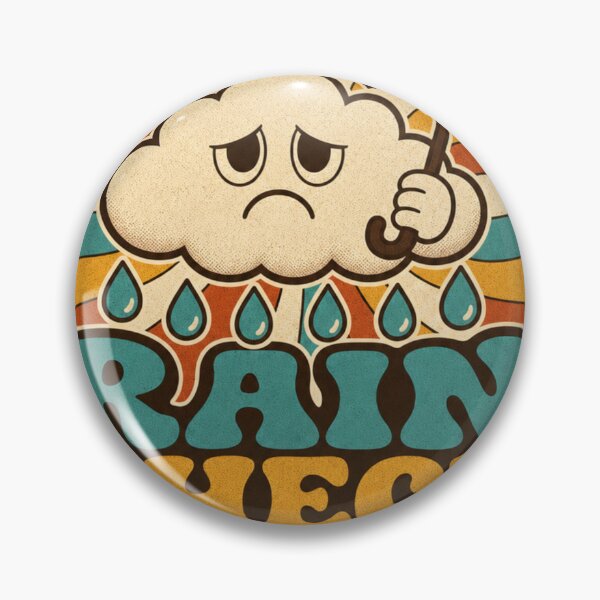 Item preview, Rain Check Forever Retro Groovy Introvert Funny Gift designed and sold by BoosterShop.