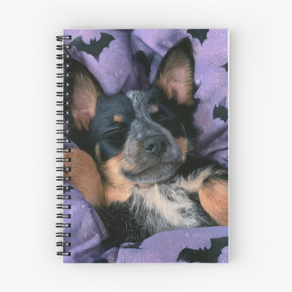 Item preview, Sleepy Cattle Dog Print designed and sold by Nocturne  Paws.