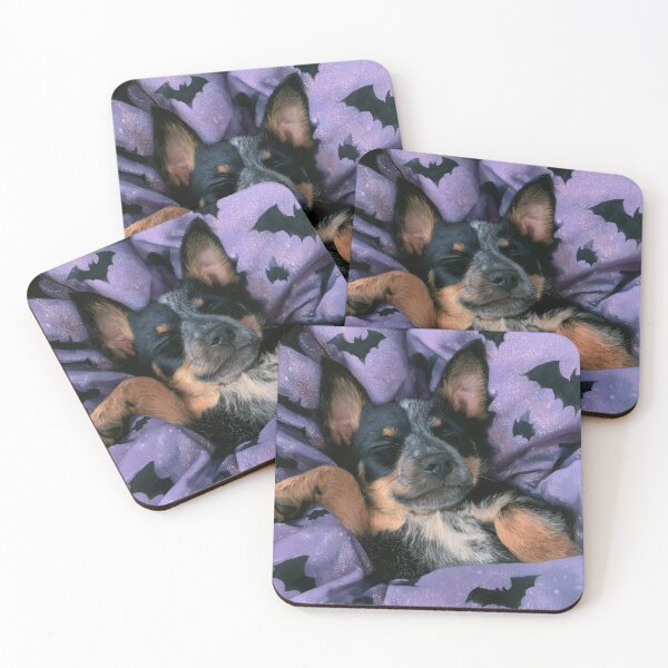 Item preview, Sleepy Cattle Dog Print designed and sold by Nocturne  Paws.