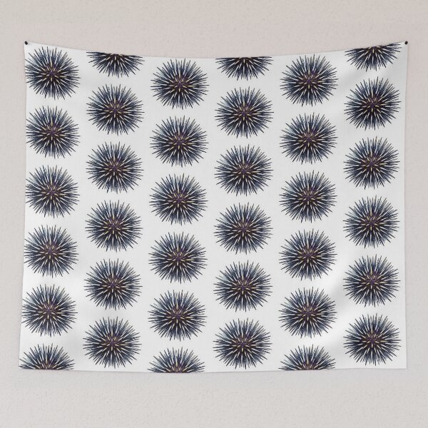 Item preview, Galaxy Purple Sea Urchin Marine Life Art designed and sold by KenworksDigital.