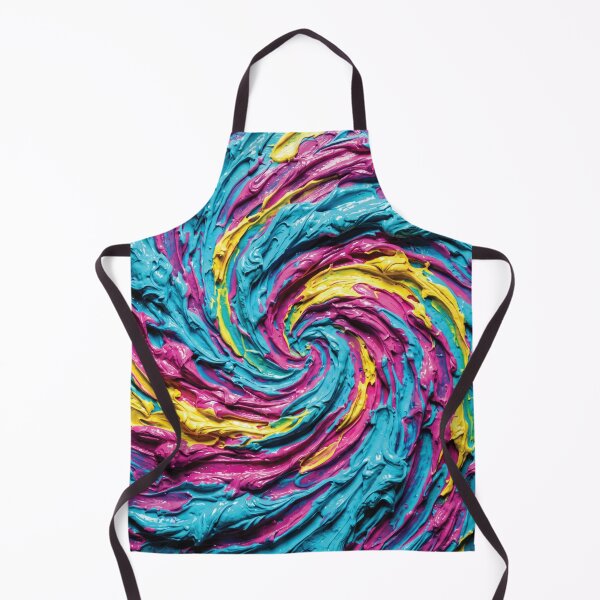 Item preview, Dynamic Impasto Paint Swirl Street Aesthetic Art designed and sold by Designial.