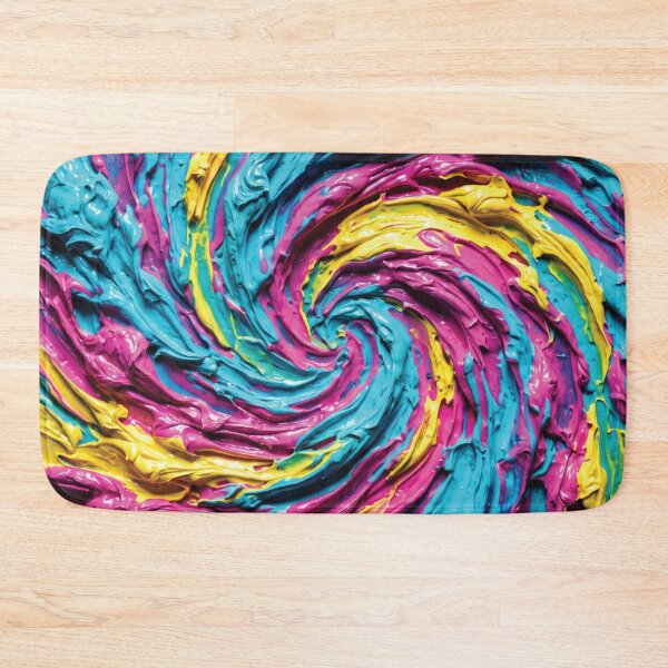 Item preview, Dynamic Impasto Paint Swirl Street Aesthetic Art designed and sold by Designial.