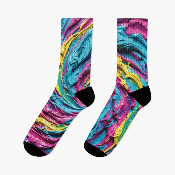 Item preview, Dynamic Impasto Paint Swirl Street Aesthetic Art designed and sold by Designial.