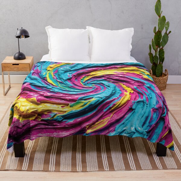 Item preview, Dynamic Impasto Paint Swirl Street Aesthetic Art designed and sold by Designial.