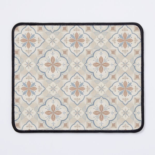 Item preview, Soft Geometric Floral Tile Pattern designed and sold by HappyOops.