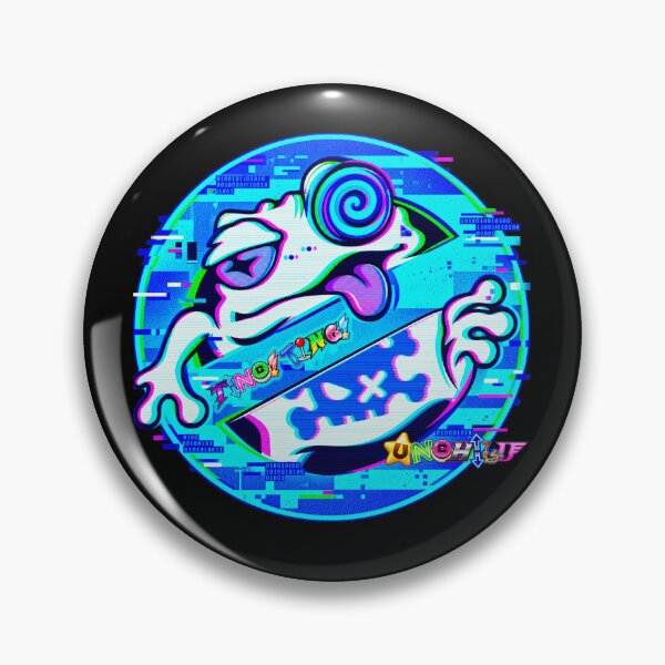 Item preview, UNCHILD TiNG TiNG Era Frog Logo (Alternate Version) KPop designed and sold by FROGVOLT.