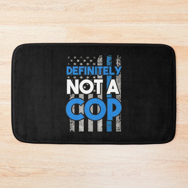 Item preview, Definitely Not A Cop Funny Police Flag Graphic designed and sold by spvgapjtv.