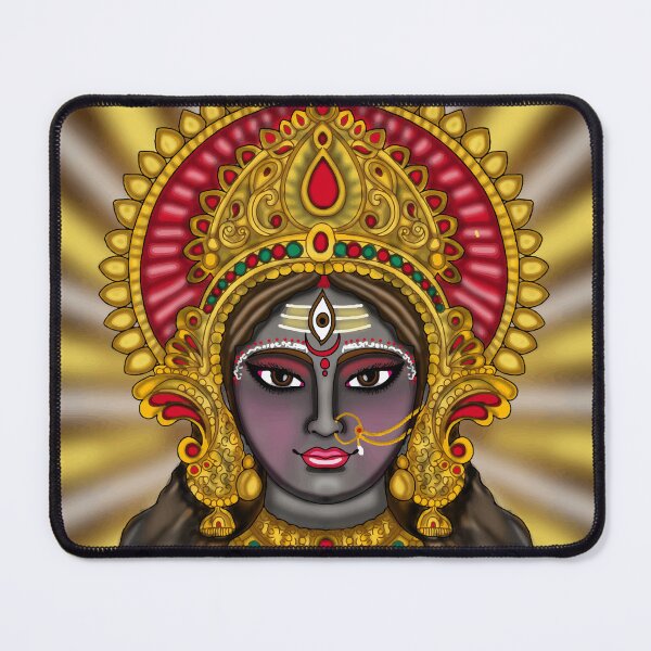 Item preview, Kali Maa Artwork | Fierce Hindu Goddess Digital Painting & Divine Illustration designed and sold by Harshit_Digital_Arts.
