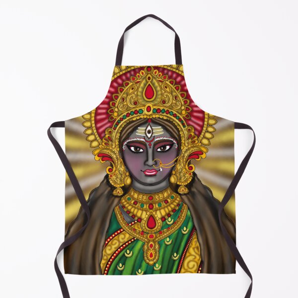 Item preview, Kali Maa Artwork | Fierce Hindu Goddess Digital Painting & Divine Illustration designed and sold by Harshit_Digital_Arts.