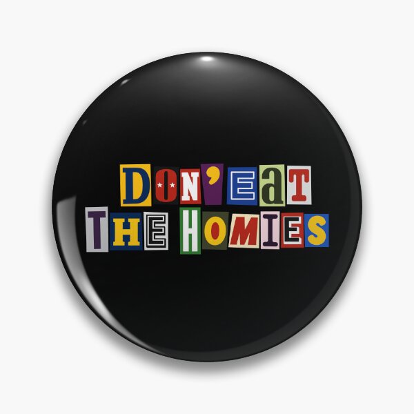 Item preview, Don’t Eat the Homies — Colorful Vegan Ransom Note Typography designed and sold by Krasnovaovaova.